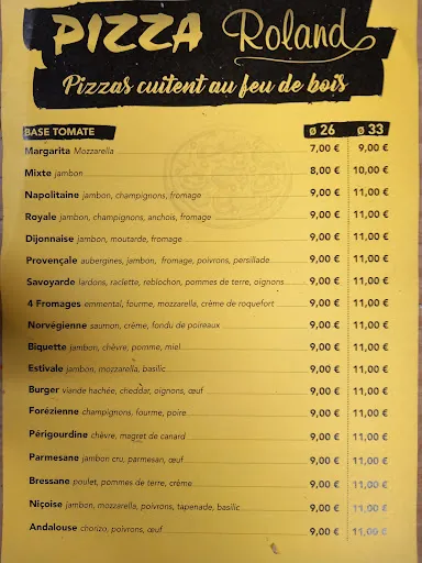 Pizza Roland à Feurs